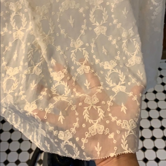 Rebecca Taylor Ellie Embroidered Lace Silk Top - Picture 6 of 8